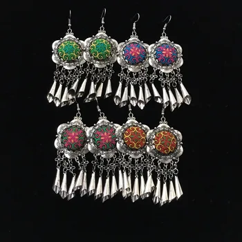 THAILAND CHINA BOHO VINTAGE TIBETAN SILVER TASSELS EAR HOOK TRIBAL EARRINGS HANDMADE BLUE FLOWER LONG HANGING EARRINGS
THAILAND CHINA BOHO VINTAGE TIBETAN SILVER TASSELS EAR HOOK TRIBAL EARRINGS HANDMADE BLUE FLOWER LONG HANGING EARRINGS