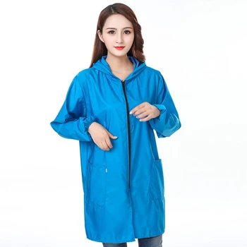Creative Zipper Apron Adult Unisex Solid Color Long Sleeve Overalls Waterproof Oil-Proof Kitchen Apron
Creative Zipper Apron Adult Unisex Solid Color Long Sleeve Overalls Waterproof Oil-Proof Kitchen Apron