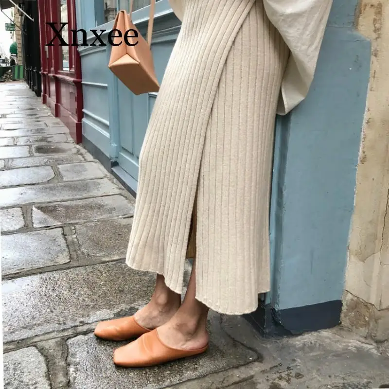 wool Women Autumn Winter Split Cashmere Long Midi Pencil Skirt Female Pit Line High Waist Elegant Slim Jupe Longue Femme Hiver
wool Women Autumn Winter Split Cashmere Long Midi Pencil Skirt Female Pit Line High Waist Elegant Slim Jupe Longue Femme Hiver