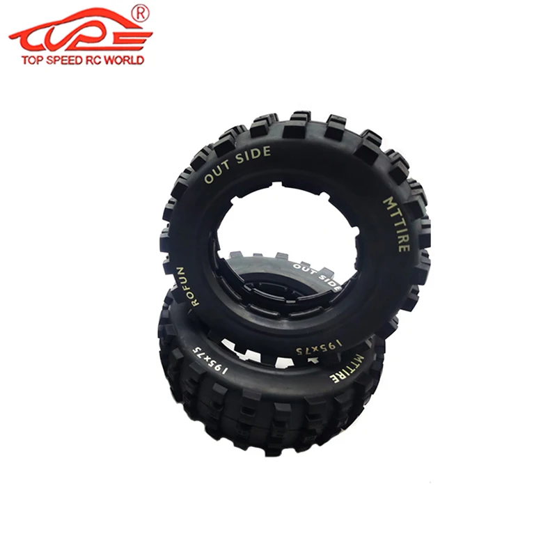 High Quality Tire Tyre Giant Grip Tires Off-road Tire Big Tread Tire Skin for 1/5 Rofun Rovan LT KM X2 LOSI 5IVE-T DBXL 195*75mm
High Quality Tire Tyre Giant Grip Tires Off-road Tire Big Tread Tire Skin for 1/5 Rofun Rovan LT KM X2 LOSI 5IVE-T DBXL 195*75mm