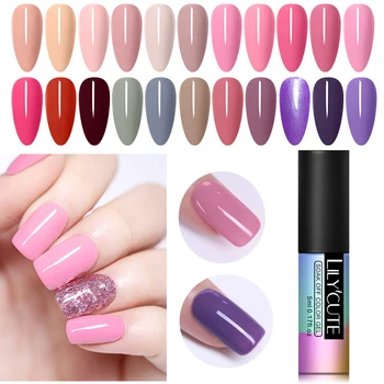 LILYCUTE 5ml Gel Nail Polish Multi-Color Semi Permanent Soak Off UV Gel Long Lasting LED UV Gel Varnish Nail Art Gel Polish
LILYCUTE 5ml Gel Nail Polish Multi-Color Semi Permanent Soak Off UV Gel Long Lasting LED UV Gel Varnish Nail Art Gel Polish