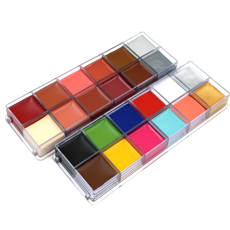Body Paint Oil Art Painting Festival Party Fancy Dress Makeup Tools 12 Colors Colorful Eyeshadow lips
Body Paint Oil Art Painting Festival Party Fancy Dress Makeup Tools 12 Colors Colorful Eyeshadow lips