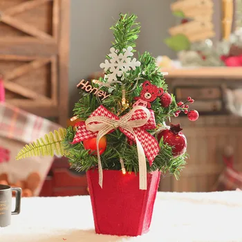 1PC árvore de Natal Decoración navideña DIY Artificial Flocking Christmas Tree Xmas Desktop Decoration With Lights 30cm
1PC árvore de Natal Decoración navideña DIY Artificial Flocking Christmas Tree Xmas Desktop Decoration With Lights 30cm