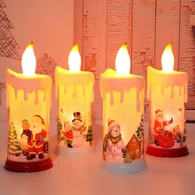 LED Candle Pattern Simulation Flame Battery Operated LED Night Light Candles Santa Claus Christmas New Year Home Decorations
LED Candle Pattern Simulation Flame Battery Operated LED Night Light Candles Santa Claus Christmas New Year Home Decorations