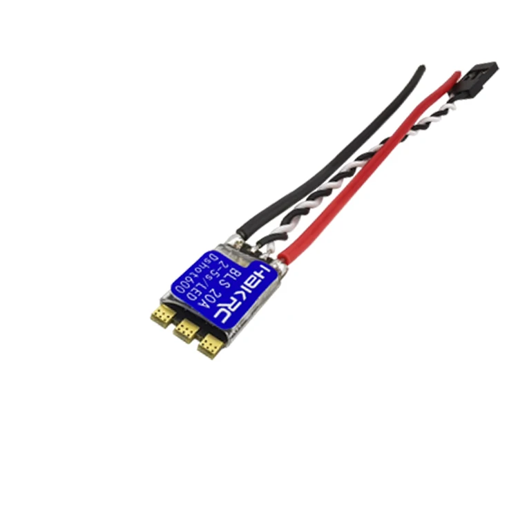 

HAKRC BLS 20A F20A BLHeli Dshot600 2-5S Brushless speed ESC Built-in RGB LED for F3 F4 F405 F7 FC FPV Racing Freestyle Drone DIY