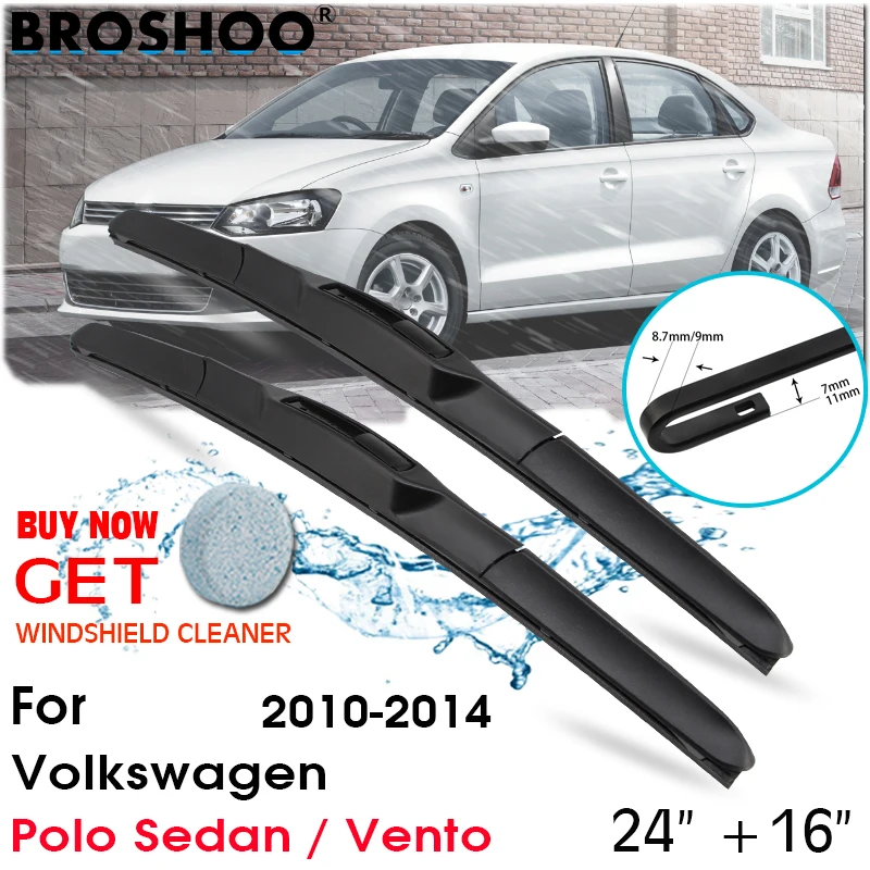 Car Wiper Blade Window Windscreen Windshield Wipers Blades Auto Accessories For Volkswagen Polo Sedan / Vento 24"+16" 2010-2014
Car Wiper Blade Window Windscreen Windshield Wipers Blades Auto Accessories For Volkswagen Polo Sedan / Vento 24"+16" 2010-2014