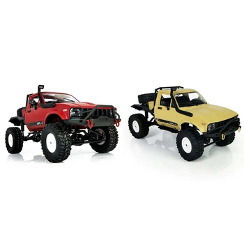 2 Pcs for WPL C14 1:16 Scale 2.4G 2CH 4WD Mini Off-Road RC Semi-Truck RTR Kids Climb Truck, Red & Yellow
2 Pcs for WPL C14 1:16 Scale 2.4G 2CH 4WD Mini Off-Road RC Semi-Truck RTR Kids Climb Truck, Red & Yellow
