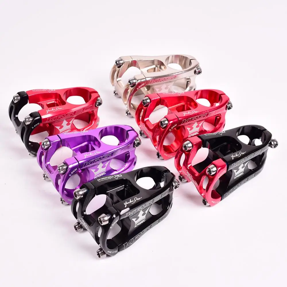Ultralight MTB Bicycle Stem CNC Hollow Short Colorful Stem Mountain Road Bike Stem XC AM Bike Handlebar Stem Parts 31.8*50mm
Ultralight MTB Bicycle Stem CNC Hollow Short Colorful Stem Mountain Road Bike Stem XC AM Bike Handlebar Stem Parts 31.8*50mm