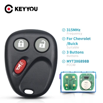 KEYYOU MYT3X6898B Remote Key Fob 315Mhz Keyless For Chevrolet GMC Envoy Trailblazer 2002 2003 2004 2005 2006 2007 2008 2009
KEYYOU MYT3X6898B Remote Key Fob 315Mhz Keyless For Chevrolet GMC Envoy Trailblazer 2002 2003 2004 2005 2006 2007 2008 2009