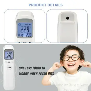 LCD Digital Non-contact Infrared Thermometer Forehead Body Temperature Meter Forehead Temperature Measure Tools
LCD Digital Non-contact Infrared Thermometer Forehead Body Temperature Meter Forehead Temperature Measure Tools