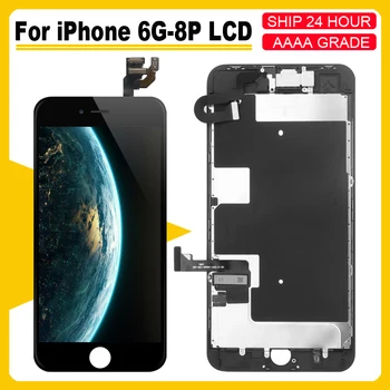 AAA++sale in bulk for iphone 6 6P 6S 6SP 7 7P 8 8P LCD monitor full touch screen full set+replacement screen display camera+gift
AAA++sale in bulk for iphone 6 6P 6S 6SP 7 7P 8 8P LCD monitor full touch screen full set+replacement screen display camera+gift