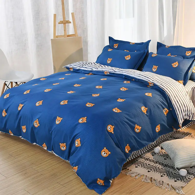 Comforter Bedding Set 3/4pcs Bed Line sets Coverings Thicken Aloe Cotton Sanding Duvet Cover Sheets Cartoon Printing Bedclothes
Comforter Bedding Set 3/4pcs Bed Line sets Coverings Thicken Aloe Cotton Sanding Duvet Cover Sheets Cartoon Printing Bedclothes