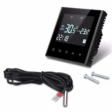 LCD Touch Screen Thermostat Floor Heating System Temperature Regulator AC200-240V Temperature Controller Indoor Bedroom Heating
LCD Touch Screen Thermostat Floor Heating System Temperature Regulator AC200-240V Temperature Controller Indoor Bedroom Heating