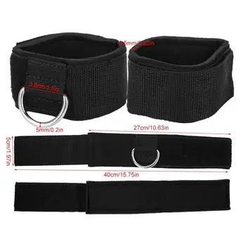 1 Pair Fitness Ankle Straps ankle support D-Ring Ankle Cuffs for Gym Training Compression Ankle Strength Strap
1 Pair Fitness Ankle Straps ankle support D-Ring Ankle Cuffs for Gym Training Compression Ankle Strength Strap