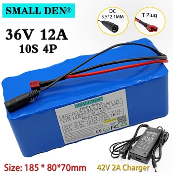 36V 12Ah 18650 Lithium Battery pack 10S4P High Power 12000mAh Motorcycle Electric Car Bicycle Scooter with BMS + 42V 2A Charger
36V 12Ah 18650 Lithium Battery pack 10S4P High Power 12000mAh Motorcycle Electric Car Bicycle Scooter with BMS + 42V 2A Charger