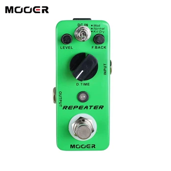 MOOER MDL1 Repeater Digital Delay Guitar Effect Pedal 3 Working Modes Mod/Normal/Kill Dry True Bypass Full Metal Shell
MOOER MDL1 Repeater Digital Delay Guitar Effect Pedal 3 Working Modes Mod/Normal/Kill Dry True Bypass Full Metal Shell