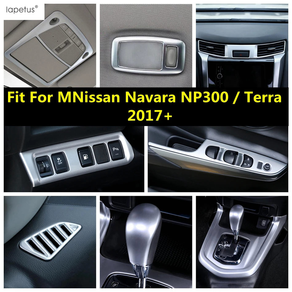 Gear Panel Read Light Window Lift Dashboard AC Air Cover Trim Accessories Interior For Nissan Navara NP300 / Terra 2017 - 2021
Gear Panel Read Light Window Lift Dashboard AC Air Cover Trim Accessories Interior For Nissan Navara NP300 / Terra 2017 - 2021