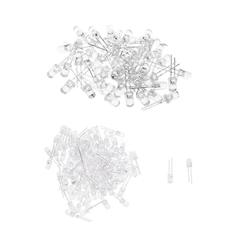 150 Pcs 5 Mm Ultra Bright Light LED Light: 50Pcs Lamp Bulb 150000MCD Yellow & 100 PCS Round Red Light Output Diode
150 Pcs 5 Mm Ultra Bright Light LED Light: 50Pcs Lamp Bulb 150000MCD Yellow & 100 PCS Round Red Light Output Diode