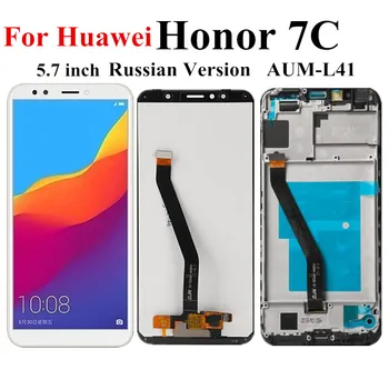 For Huawei Honor 7C LCD Display + Touch Screen Digitizer Assembly With Frame For Huawei Honor 7C AUM-L41 5.7inch Russian Version
For Huawei Honor 7C LCD Display + Touch Screen Digitizer Assembly With Frame For Huawei Honor 7C AUM-L41 5.7inch Russian Version