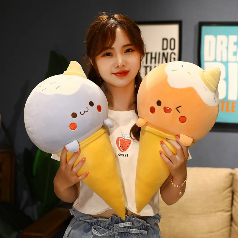 Cute Cartoon Colorful Ice Cream Pillow Cone Ice Cream Doll Soft Sleeping Cushion Toy Girl Gift
Cute Cartoon Colorful Ice Cream Pillow Cone Ice Cream Doll Soft Sleeping Cushion Toy Girl Gift