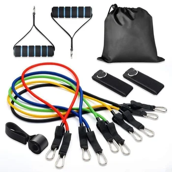 11pcs/set Yoga Fitness Pull Rope Pull Rope Fitness Exercises Resistance Bands Latex Tubes Pedal Excerciser Body Training Workout
11pcs/set Yoga Fitness Pull Rope Pull Rope Fitness Exercises Resistance Bands Latex Tubes Pedal Excerciser Body Training Workout