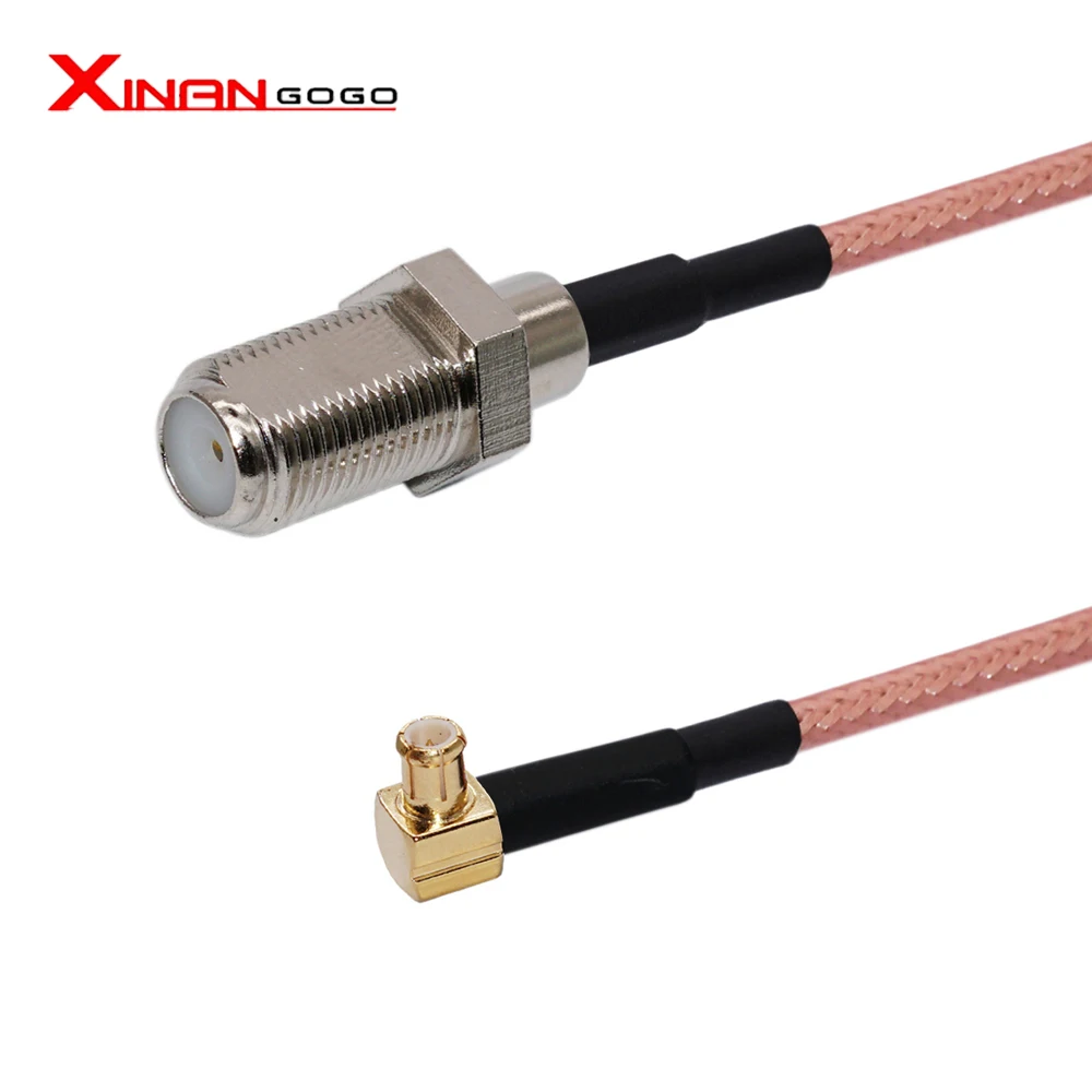RF Coaxail F Female to MCX Male Right Angle Connector RG316 Pigtail Extention Cable
RF Coaxail F Female to MCX Male Right Angle Connector RG316 Pigtail Extention Cable