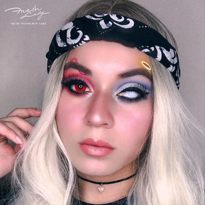 Fresh Lady 2pcs/pair Cosplay Color Contact Lenses Mini Sclera eyes Series Eye Contact Lens Colored Cosplay Cosmetic Contact Lens
Fresh Lady 2pcs/pair Cosplay Color Contact Lenses Mini Sclera eyes Series Eye Contact Lens Colored Cosplay Cosmetic Contact Lens