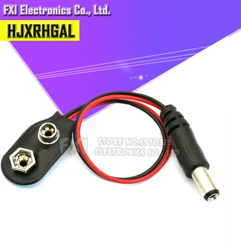 20PCS Experimental 9V Battery buckle 10cm Snap Cable to DC 9V Clip Male Line Battery Adapter For R3 DIY Jack Connector
20PCS Experimental 9V Battery buckle 10cm Snap Cable to DC 9V Clip Male Line Battery Adapter For R3 DIY Jack Connector