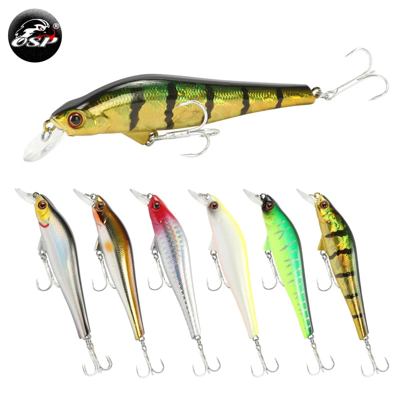 OSP Simulation road sub decoy laser floating water Minnow 11g / 9.8cm bionic decoy
OSP Simulation road sub decoy laser floating water Minnow 11g / 9.8cm bionic decoy