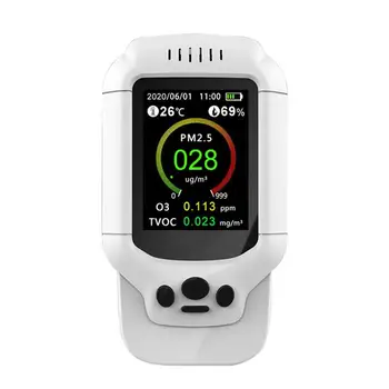 PM2.5 Detector Air Quality Monitor Tester Meter Gas Monitor/Gas Analyzer/HCHO TVOC Tester CO2 Meter Monitor Tester Smart Home
PM2.5 Detector Air Quality Monitor Tester Meter Gas Monitor/Gas Analyzer/HCHO TVOC Tester CO2 Meter Monitor Tester Smart Home