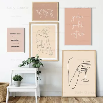 Woman Body Abstract Canvas Picture Line Art Drawing Print Toast World Map Minimalist Painting Quotes Wall Poster for Office Room
Woman Body Abstract Canvas Picture Line Art Drawing Print Toast World Map Minimalist Painting Quotes Wall Poster for Office Room
