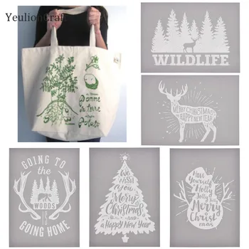 Chzimade Merry Christmas Stamps Self-Adhesive Silk Screen Stencils Mesh Transfers DIY Festival Painting Home Decor
Chzimade Merry Christmas Stamps Self-Adhesive Silk Screen Stencils Mesh Transfers DIY Festival Painting Home Decor
