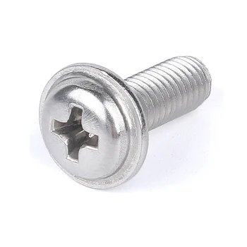 10/50pcs M2 M2.5 M3 M4 304 Stainless Steel Cross Phillips Pan Round Truss Head with Washer Padded Collar Machine Screw PWM
10/50pcs M2 M2.5 M3 M4 304 Stainless Steel Cross Phillips Pan Round Truss Head with Washer Padded Collar Machine Screw PWM