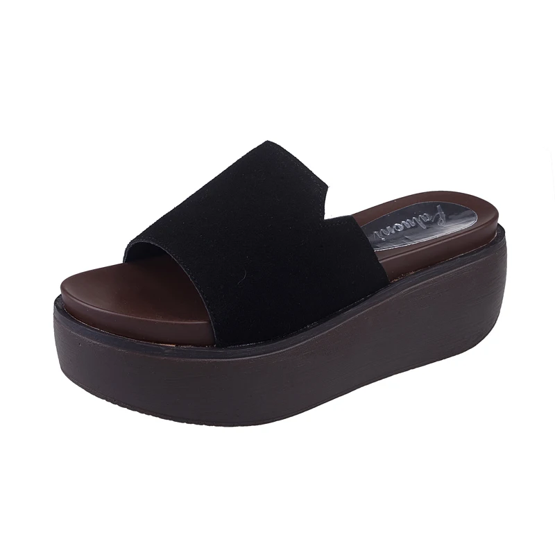 2020 Summer New Students Fashion Outer Wear Slippers Black Joker High Heel Platform Muffin Women Sandals and Slippers Sandals
2020 Summer New Students Fashion Outer Wear Slippers Black Joker High Heel Platform Muffin Women Sandals and Slippers Sandals