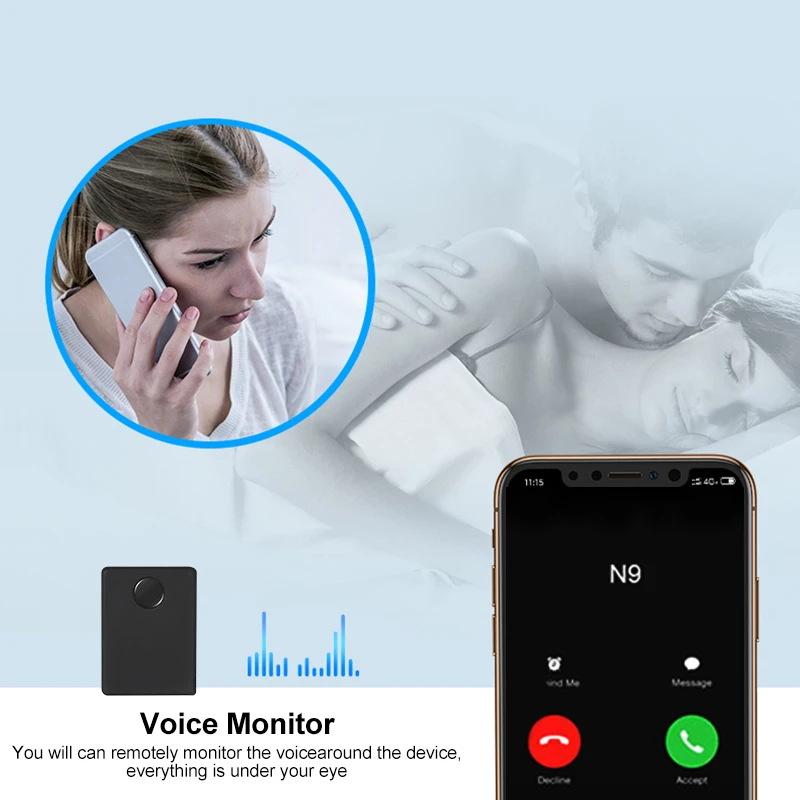 Audio Monitor Mini GSM Device N9 Listening Device Surveillance System Acoustic Alarm Built in Two Mic 1pc
Audio Monitor Mini GSM Device N9 Listening Device Surveillance System Acoustic Alarm Built in Two Mic 1pc