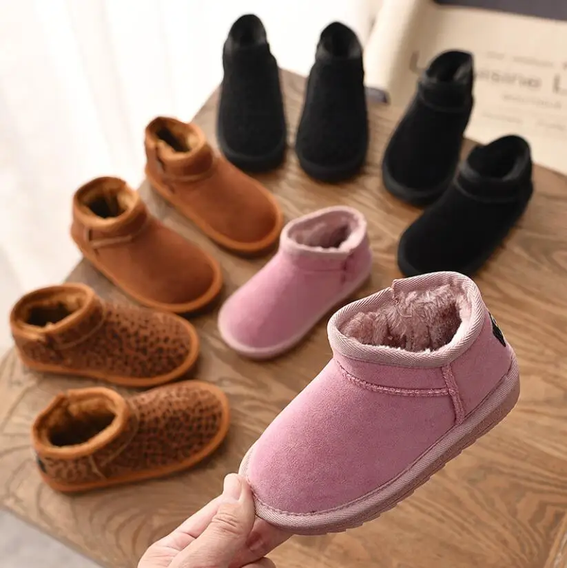 New Kids Winter Boots Brand Leather Toddler Shoes Children's Boots Baby Boys Girls Australia Cowhide Warm Snow Boots With Fur
New Kids Winter Boots Brand Leather Toddler Shoes Children's Boots Baby Boys Girls Australia Cowhide Warm Snow Boots With Fur