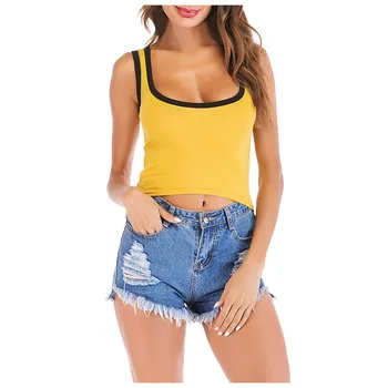 Women's Sleeveless Casual Tank Tops Solid Color Workout Stretch Sport Shirts Tanks Ladies Solid Color Tops Summer Party Clubwear
Women's Sleeveless Casual Tank Tops Solid Color Workout Stretch Sport Shirts Tanks Ladies Solid Color Tops Summer Party Clubwear