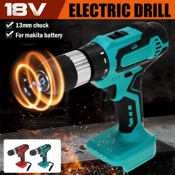 18V Screwdriver cordless Electric Drill for Makita Battery 13mm Mini Wireless Power Drill Screwdriver Power Tools 3/8-In Chuck
18V Screwdriver cordless Electric Drill for Makita Battery 13mm Mini Wireless Power Drill Screwdriver Power Tools 3/8-In Chuck