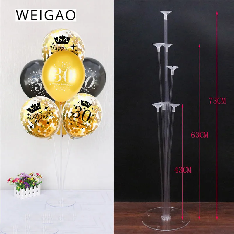 WEIGAO 30 40 50 60 Anniversary Balloons Happy Birthday Decorations Adult Number Helium Balloon Stand 30 40 50 60 years old Decor
WEIGAO 30 40 50 60 Anniversary Balloons Happy Birthday Decorations Adult Number Helium Balloon Stand 30 40 50 60 years old Decor