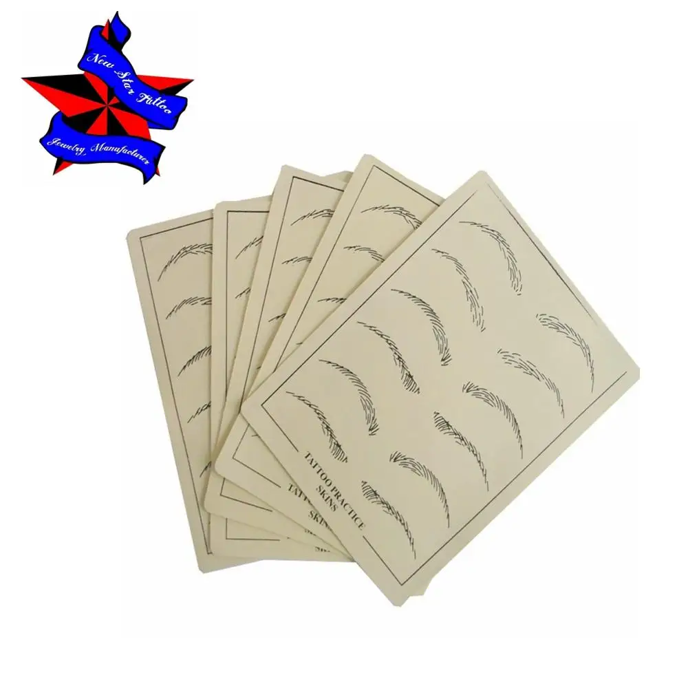 Microblading Practice Skin,New Star Tattoo 5 Sheets Permanent Tattoo Practice Skin for Microblading Practice
Microblading Practice Skin,New Star Tattoo 5 Sheets Permanent Tattoo Practice Skin for Microblading Practice
