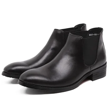 Botas Hombre Short Men Leather Boots Men Round Toe Leather Short Boots Botines Hombre Formal Wear Black Brown Work Shoes Ankle
Botas Hombre Short Men Leather Boots Men Round Toe Leather Short Boots Botines Hombre Formal Wear Black Brown Work Shoes Ankle