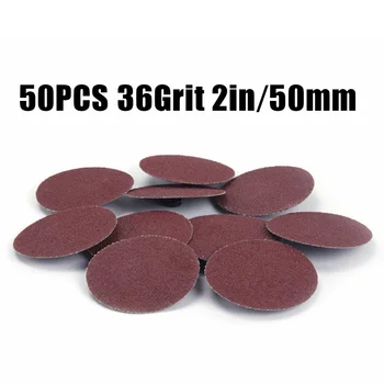 50pcs/Set 50mm 36 Grits Sanding Discs Alumina Oxide Hook Loop Wood Metal Grinder Pad Replacement Abrasive Tools
50pcs/Set 50mm 36 Grits Sanding Discs Alumina Oxide Hook Loop Wood Metal Grinder Pad Replacement Abrasive Tools