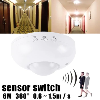 Light Switch 360 Degree Motion Automatic Motion Sensor PIR Motion Sensor Infrared Control Ceiling Office Home Detector
Light Switch 360 Degree Motion Automatic Motion Sensor PIR Motion Sensor Infrared Control Ceiling Office Home Detector