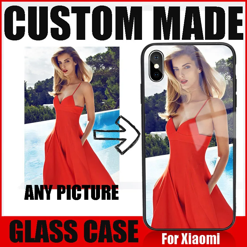 

Customized Glass Cases Cover for xiaomi mi CC9 9T CC9E 9 8 SE 9SE 8SE 6 6X 5X 5S Plus A1 A2 A3 Pro Lite Mix Max 3 2 Pocophone F1