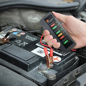 A12V Automotive Car Battery Tester 6 LED Lights Display Test Analyzer Auto System Alternator Cranking Check Car Diagnostic Tool
A12V Automotive Car Battery Tester 6 LED Lights Display Test Analyzer Auto System Alternator Cranking Check Car Diagnostic Tool