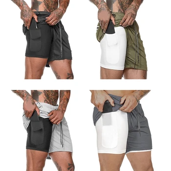 Yoga Pants Men's Running Shorts Sports Pants Double-Layer Quick-Drying Jogging Fitness Shorts 
Yoga Pants Men's Running Shorts Sports Pants Double-Layer Quick-Drying Jogging Fitness Shorts