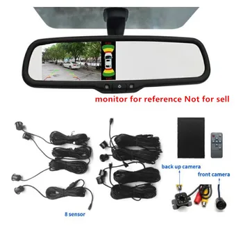 12 V Visible Automobiles video parking sensors security detector system with 8 blind spot sensor+ 2 H D wide camera led for BMW
12 V Visible Automobiles video parking sensors security detector system with 8 blind spot sensor+ 2 H D wide camera led for BMW