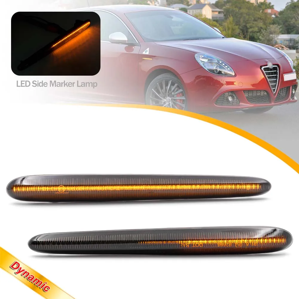 For Alfa Romeo Giulietta 940 Juliet Sprint Veloce Dynamic LED Side Marker Lights Turn Signal Blinker Canbus Error Free 2010-2021
For Alfa Romeo Giulietta 940 Juliet Sprint Veloce Dynamic LED Side Marker Lights Turn Signal Blinker Canbus Error Free 2010-2021