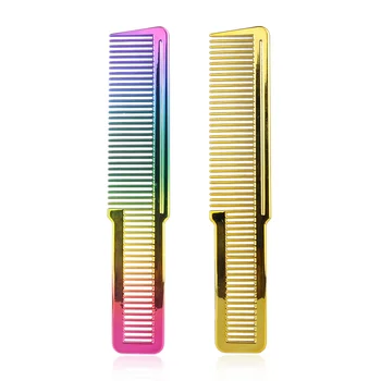 Professional Flat Top Plating Gold Comb Anti-static Salon Hair Brush Barber Clipper Cutting Hairdressing Care Hair Styling Tool
Professional Flat Top Plating Gold Comb Anti-static Salon Hair Brush Barber Clipper Cutting Hairdressing Care Hair Styling Tool