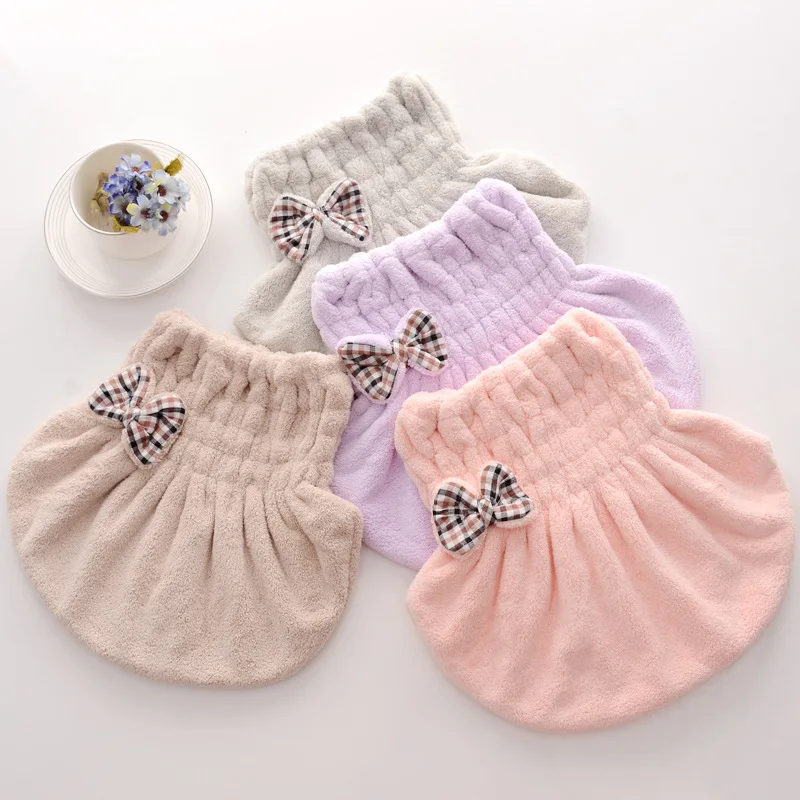 Factory Direct Sales of Fat Commodity Japan Wash My Hair in the Quick-Drying Water-Absorbent Adult Bow Coral Fleece Dry Hair Cap
Factory Direct Sales of Fat Commodity Japan Wash My Hair in the Quick-Drying Water-Absorbent Adult Bow Coral Fleece Dry Hair Cap